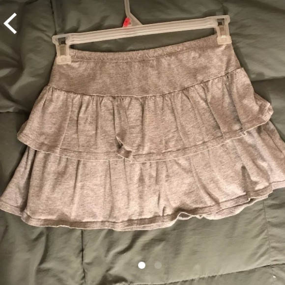 Grey Ruffle Skirt - Picture 2 of 2